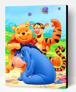 Winnie The Pooh Cartoon Paint By Number