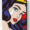 Wonder Woman Pop Art Paint By Number