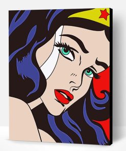 Wonder Woman Pop Art Paint By Number
