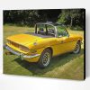 Yellow Triumph Stag Paint By Number