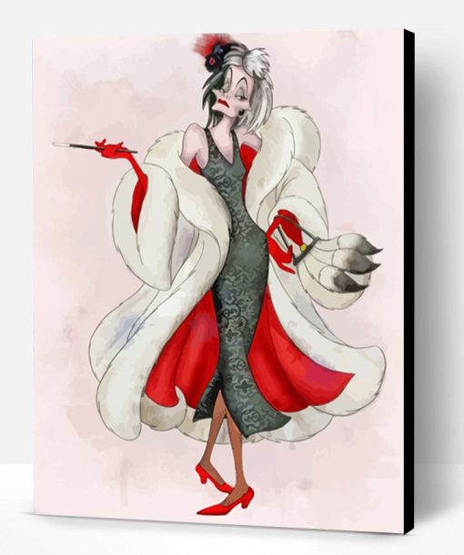 101 Dalmatians Cruella De Vil Paint By Number