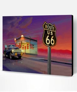 Aesthetic Route 66 Paint By Number