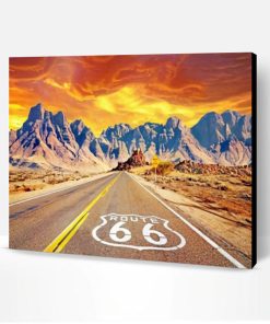 Aesthetic Route 66 Paint By Number