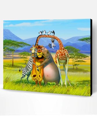 Africa Madagascar Animals Paint By Number