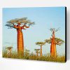 Alley Of The Baobabs Madagascar Paint By Number