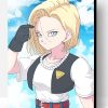 Android 18 Anime Girl Paint By Number