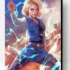 Android 18 Art Paint By Number