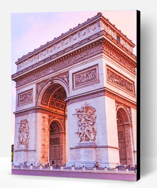 Arc De Triomphe Paint By Numbers