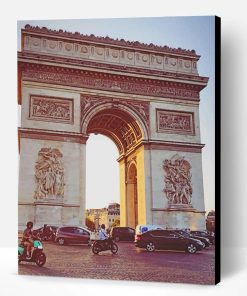 Arc De Triomphe Paris Paint By Number