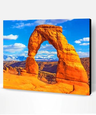 Arches National Park Landscape Paint By Number