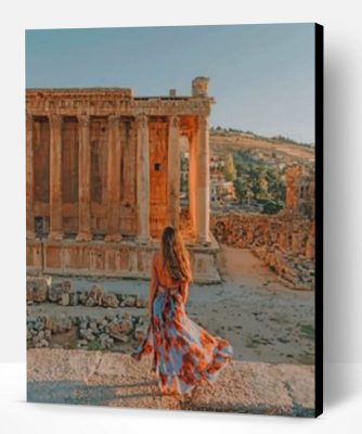 Baalbek Roman Ruins Paint By Number