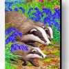 Badgers Animals Paint By Number