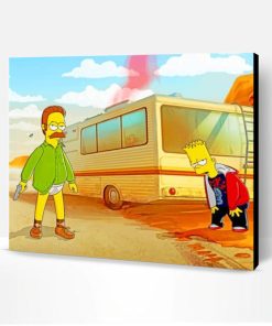 Bart And Heisenberg Simpsons Paint By Number
