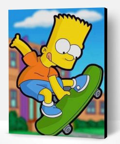 Bart the Simpsons Paint By Number