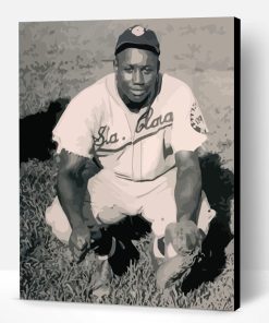 Baseball Player Josh Gibson Paint By Number