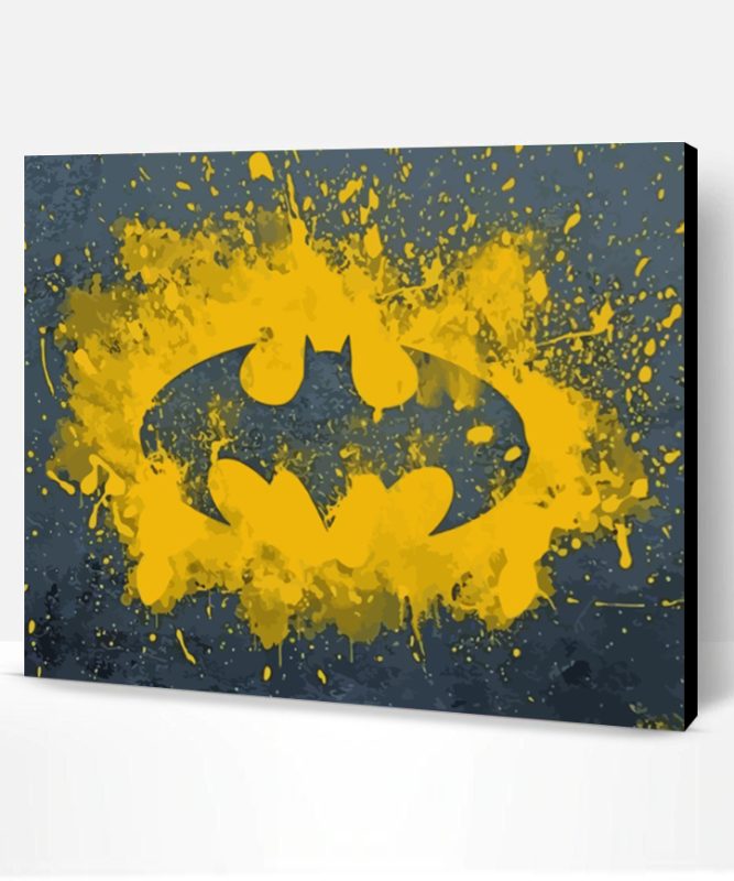 Batman Logo Paint By Number