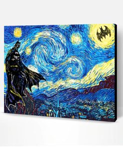 Batman Starry Night Paint By Number