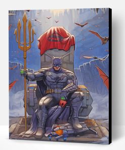 Batman Throne King Paint By Number