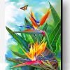 Bird Of Paradise And Butterfly Paint By Number