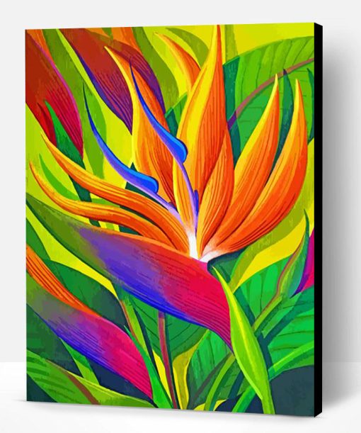 Bird Of Paradise Flower Paint By Number