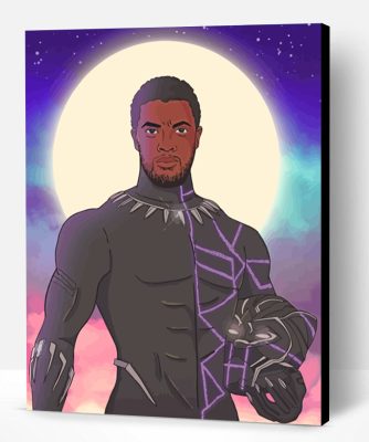 Black Panther Art Paint By Number