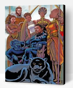 Black Panther Paint By Number
