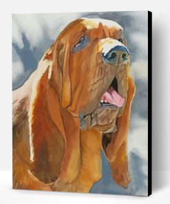 Bloodhound Dog Art Paint By Number