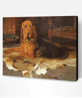 Bloodhound Dog Paint By Number