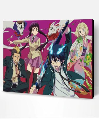 Blue Exorcist Anime Characters Paint By Number