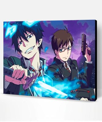 Blue Exorcist Rin Okumura And Yukio Okumura Paint By Number