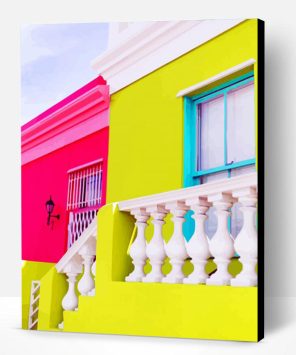 Bo Kaap Colored Walls Paint By Number