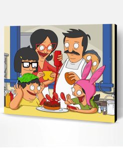 Bobs Burgers Family Animation Paint By Number