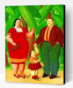 Botero Fat Family Paint By Number