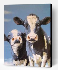 Holstein Friesian Cattle Paint By Number