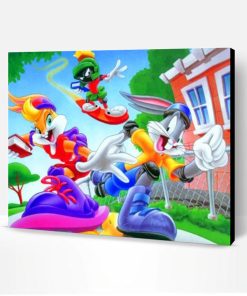 Bugs Bunny Cartoon Paint By Number