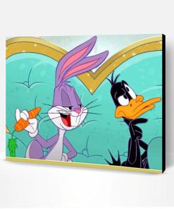 Bugs Bunny And Daffy Duck Paint By Number