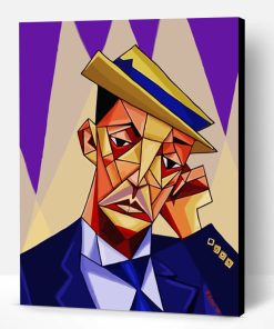 Buster Keaton Cubism Art Paint By Number