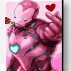 Romantic Iron Man Paint By Number