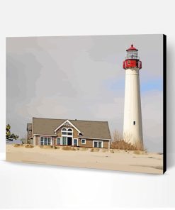 Cape May Lighhouse Paint By Number