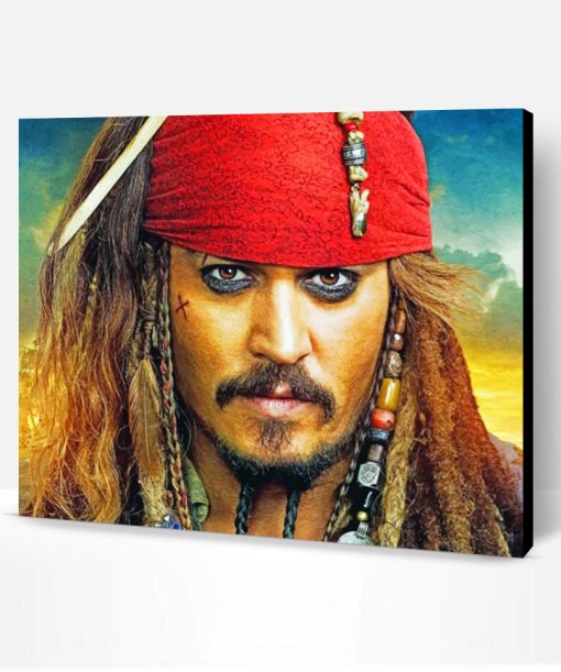 Captain Jack Sparrow Paint By Number