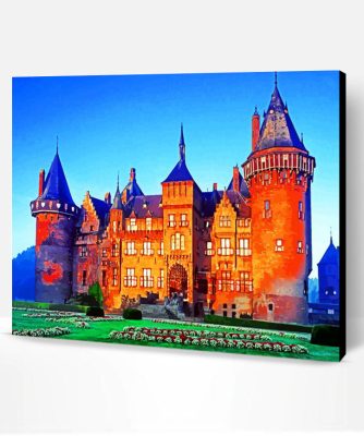 Castle De Haar Utrecht Paint By Number