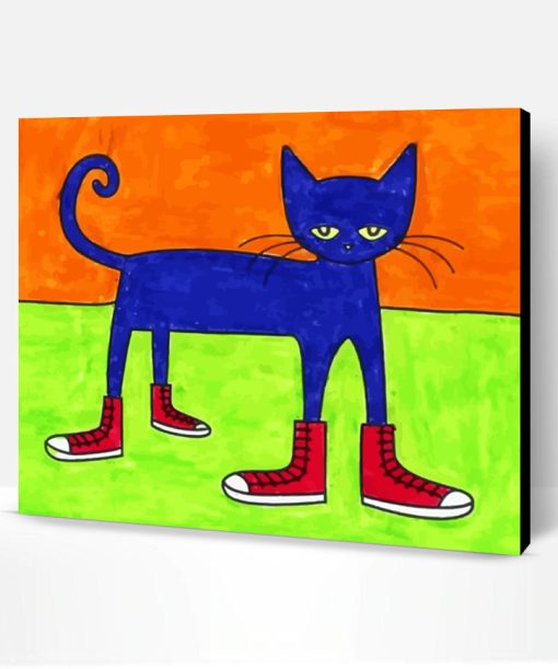 Cat Wearing Shoes Paint By Number