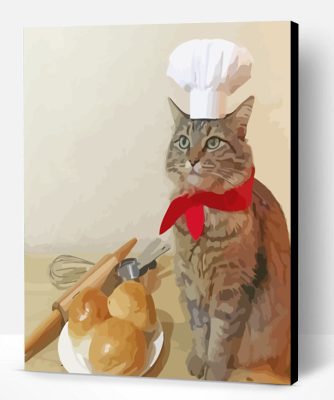 Chef Cat Paint By Number