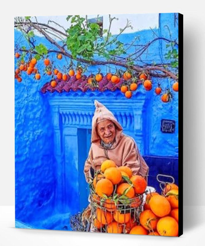 Chefchaouen The Blue Pearl Paint By Number