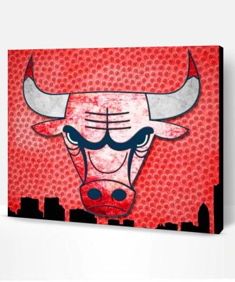 Chicago Bulls Logo Paint By Number