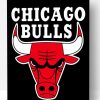 Chicago Bulls Logo Paint By Number