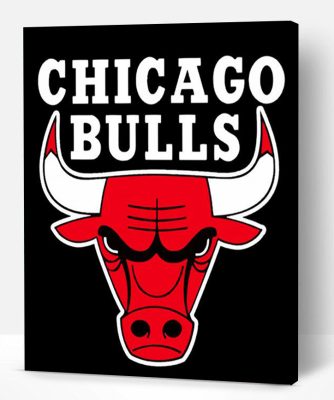 Chicago Bulls Logo Paint By Number