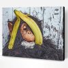 Chimpanzee With Banana Paint By Number