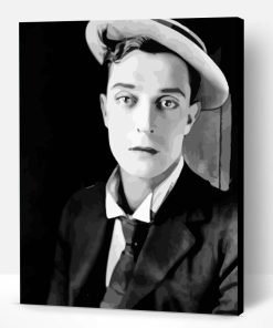 Classy Buster Keaton Paint By Number