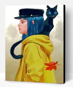 Coraline And Black Cat Paint By Number